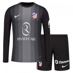 Camisolas Atlético Madrid Guarda Redes Criança Preta 2025-26 Manga Comprida